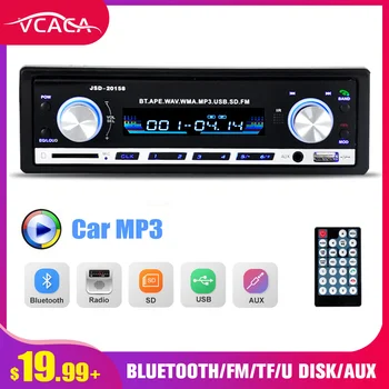 VCACA JSD-20158 AutoRadio Player Car EQ Sound Effect Stereo FM/AUX/TF/USB Bluetooth Subwoofer Audioplayer Multimedia player
VCACA JSD-20158 AutoRadio Player Car EQ Sound Effect Stereo FM/AUX/TF/USB Bluetooth Subwoofer Audioplayer Multimedia player