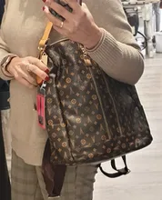 Mochila Vintage de diseño de marca de lujo para mujer, bolsa antirrobo con monograma turístico, bolsas de gran capacidad con estampado de letras