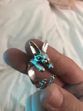 Ajustable QIAMNI Vintage Hippie Chic conejo hecho a mano conejo Animal nudillos anillos para las mujeres dije para chicas regalo de joyería de moda