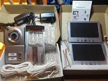 Yobang-videoportero de 7 con cámara de Monitor de acceso para 2 casas, vídeo en Color para casa