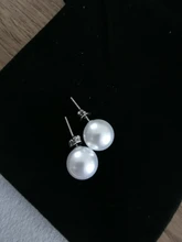 XIYANIKE-pendientes de plata de ley 925 para mujer y niña, joyería sencilla, pendiente de plata con perla, VES6331