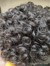 Code Calla-extensiones de pelo ondulado doble tie, rizadas y saltarinas, extensiones de cabello humano brasileño Remy, Color marrón oscuro Natural, rizado corto