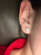 12 par/set blanco perla simulada oído Stud pendientes para mujeres, accesorios de joyería Piercing bola Brincos aretes venta al por mayor