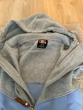 Hoodied Sweatshirt Jackets Womens Ladies Spring Patchwork Long-Style Casual Buttocks