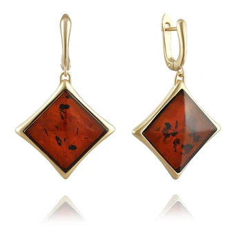 Silver earrings with amber sunlight sample 925
Silver earrings with amber sunlight sample 925