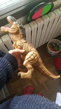 Juguete eléctrico de dinosaurios para caminar, para poner huevos juguete mecánico de gran tamaño, Robot con sonido ligero