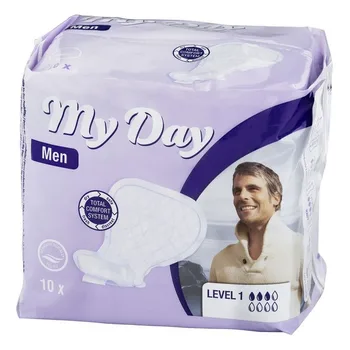 Incontinence Sanitary Pad Men Active My Day (14 uds)
Incontinence Sanitary Pad Men Active My Day (14 uds)