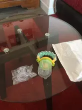 Chupete de dentición 3 en 1 para bebé, biberón para aprender a alimentar a bebé, comida fresca, fruta, leche, con mango de paja de agua potable