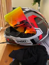 10 colores oro iridio de la motocicleta completa máscara visera estuche para gafas para SHOEI X14 X-14 Z7 CWR-1 NXR RF-1200 X-espíritu 3 máscara visera