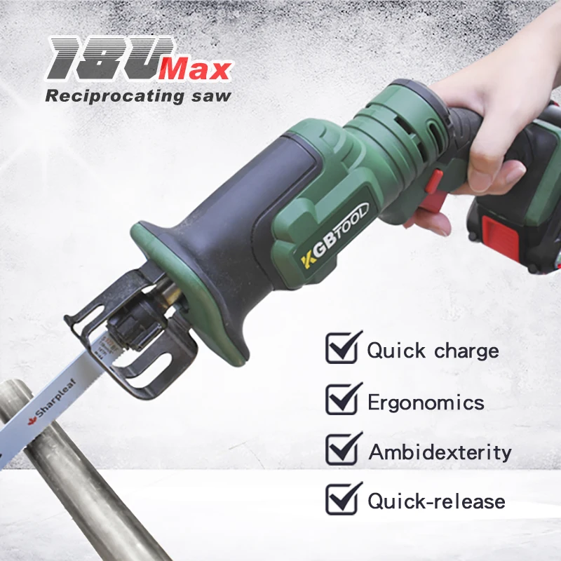 KGB Electirc Saw Reciprocating Saw for Wood Metal Cutting DIY Power Saws with Saw Sharp Blades
KGB Electirc Saw Reciprocating Saw for Wood Metal Cutting DIY Power Saws with Saw Sharp Blades