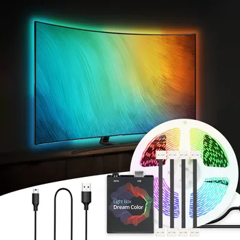 RGB Led Strip TV Backlight Ambi light TV Kit Android Smart APP Control Box USB Led Strip For TV PC Monitor Screen Ambient Strip
RGB Led Strip TV Backlight Ambi light TV Kit Android Smart APP Control Box USB Led Strip For TV PC Monitor Screen Ambient Strip