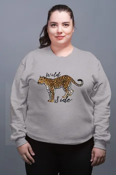Angemiel Wear Wild Side Leopard Gray Female Sweatshirt
Angemiel Wear Wild Side Leopard Gray Female Sweatshirt