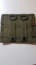Bolsa de caza al aire libre, gancho y bucle, deportes tácticos, militar, Molle, nailon, soporte para Walkie Talkie, bolsa para revistas, gancho y bucle