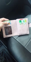 Cartera de cuero con broche para mujer, monedero pequeño y delgado, tarjetero, billetera y cartera de diseñador de marca de lujo, 2021