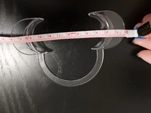 Abridor de boca en forma de C, 3 uds., mordaza, Retractor de mejillas, esparcidor de labios, limpieza Oral, abridor Dental Intraoral, Retractor de labio mejilla S M L