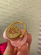 Chupete de bebé con diamantes de imitación, elegante accesorio infantil con brillantes, en color rosa