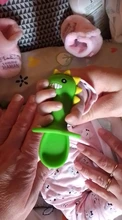 Juego de cuchara para bebé, utensilios auxiliares, cuchara de Gel de silicona para aprender a comer, cuchara suave Flexible de entrenamiento, vajilla para niño