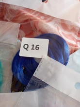 Alileader-extensiones de cabello sintético ondulado con un Clip, Color arcoíris, rizado, más duradero, rizado largo