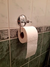 Rack Roll-Paper-Holder Toilet Bathroom Kitchen Wall-Mount Hotel No-Drilling Stainless-Steel