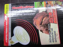 Lámpara de calefacción para mascotas de infrarrojo lejano, lámpara de calefacción para mascotas de cerámica de 220V, Bombilla para mascotas, incubadora de pollos, lámpara para reptiles de 25W, 50W, 75W y 100W