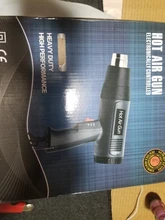 Pistola de aire caliente eléctrica con pantalla LCD Digital, enchufe europeo de 2000W, secador de pelo, soldadura por calor, envoltura termal, herramienta eléctrica de 220-240V