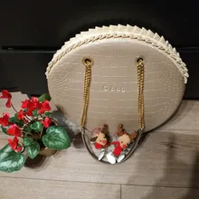 1Set bolsa accesorios botón para la cuerda asas de bolso de las mujeres bolsa de plástico accesorio tornillo 6 colores