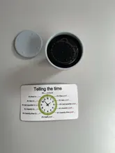 Herramientas de enseñanza para niños, sello de reloj de estilo múltiple para escuela primaria, 1 unidad