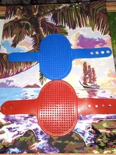 Goma blanda para perro, cepillo para el baño, masaje de limpieza, cepillo para gato, azul, rojo, verde, suministros para mascotas