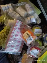 Vendaje elástico PBT de 6 rollos, Kit de primeros auxilios, rollo de gasa, vendaje de cuidado médico de enfermería, 5cm x 4,5 m