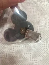 Chupete de forma redonda con cuentas de silicona para bebé, accesorios para la dentición, Clip de chupete, cierres, herramienta de cuentas, 1 ud.