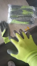 Guantes de látex antideslizantes para el hogar, resistentes al desgaste, transpirables, para trabajo en jardín, 24 Uds./12 pares