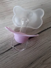 Chupete de silicona para bebé con tapa y forma de mariposa, tetina redonda y plana, para dormir, suministros para morder masticar