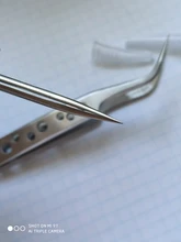 Pinzas electrónicas industriales antiestáticas, juego de herramientas manuales de reparación para teléfono, rectas y curvadas, punta de precisión, de acero inoxidable