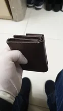 Mini billetera delgada de moda para hombre, billetera de cuero PU con cerrojo para monedas, monedero, billetera para hombres, tarjeteros y tarjetas de identificación de crédito de negocios