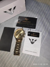 NIBOSI-Reloj de pulsera de cuarzo para hombre, cronógrafo de lujo de marca famosa, informal, a la moda, estilo militar