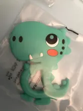 BPA libre silicona dentición alimentos grado Pequeña barra collar de dentición DIY regalos de la ducha de bebé animales de dibujos animados bebé vamos a hacer 1pc