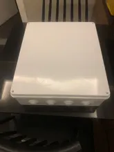 Caja de alimentación impermeable para exteriores, caja de control eléctrico de plástico ABS IP65, bricolaje, carcasa de cable de conexión interior, caja de empalme de Rama