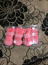 4 Uds. Zapatos de invierno gruesos para mascotas, zapatos antideslizantes para botas, calzado para mascotas, productos para perros pequeños, gatos y cachorros