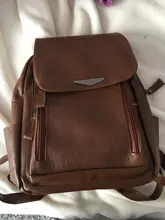 Mochila informal de cuero de marca para mujer, bolso escolar de gran capacidad, con doble cremallera, bolso de hombro de ocio