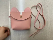 Mini bolso de hombro de piel sintética con lazo para niños y niñas, bandolera informal