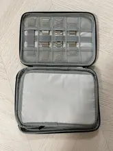Caja organizadora de relojes de viaje con 18 ranuras para Apple Watch, caja de almacenamiento de correa de reloj, doble capa