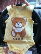 Body de algodón con dibujos animados para bebés recién nacidos, pelele sin mangas para bebé, unisex, mono fino, pijama de verano para recién nacido