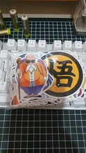 Juguete de Dragon Ball impermeable para niños, pegatina mixta para patinete, bicicleta, portátil, bolsa de viaje, divertido, 50/100 Uds.