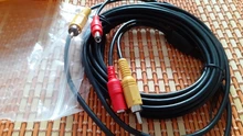 5 M 10 M 20 M de seguridad CCTV RCA Cable CCTV cámara de Audio AV Cable de alimentación para la Vigilancia de la Cámara DVR sistema de