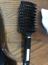 Hair-Brush Scalp-Massage-Comb Salon Hairdressing-Styling-Tools Detangle Nylon Curly Women