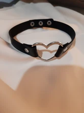 Gargantilla gótica Punk de cuero PU para mujer, cadena con hebilla de corazón, Collar, joyería para fiesta, accesorios para el cuello 2021