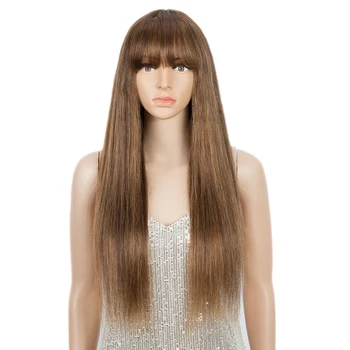 Long Straight Human Hair Wig With Bangs For Black Women Remy Brazilian Hair Wig 150% Density S Orange Free Shipping Allure
Long Straight Human Hair Wig With Bangs For Black Women Remy Brazilian Hair Wig 150% Density S Orange Free Shipping Allure
