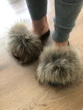 Fur Slippers Rainbow-Shoes Flip-Flops Slides Furry Fluffy Girls Kids Summer Children