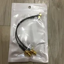 Adaptador de antena MMCX macho a SMA/RP-SMA hembra FPV, 2 uds., Cable de puente de extensión coaxial RF1.37 para Dron PandaRC RC