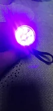 Mini lámpara portátil UV 9 LED Morado para secado de uñas, linterna para esmalte de uñas en Gel artístico, herramientas de máquina